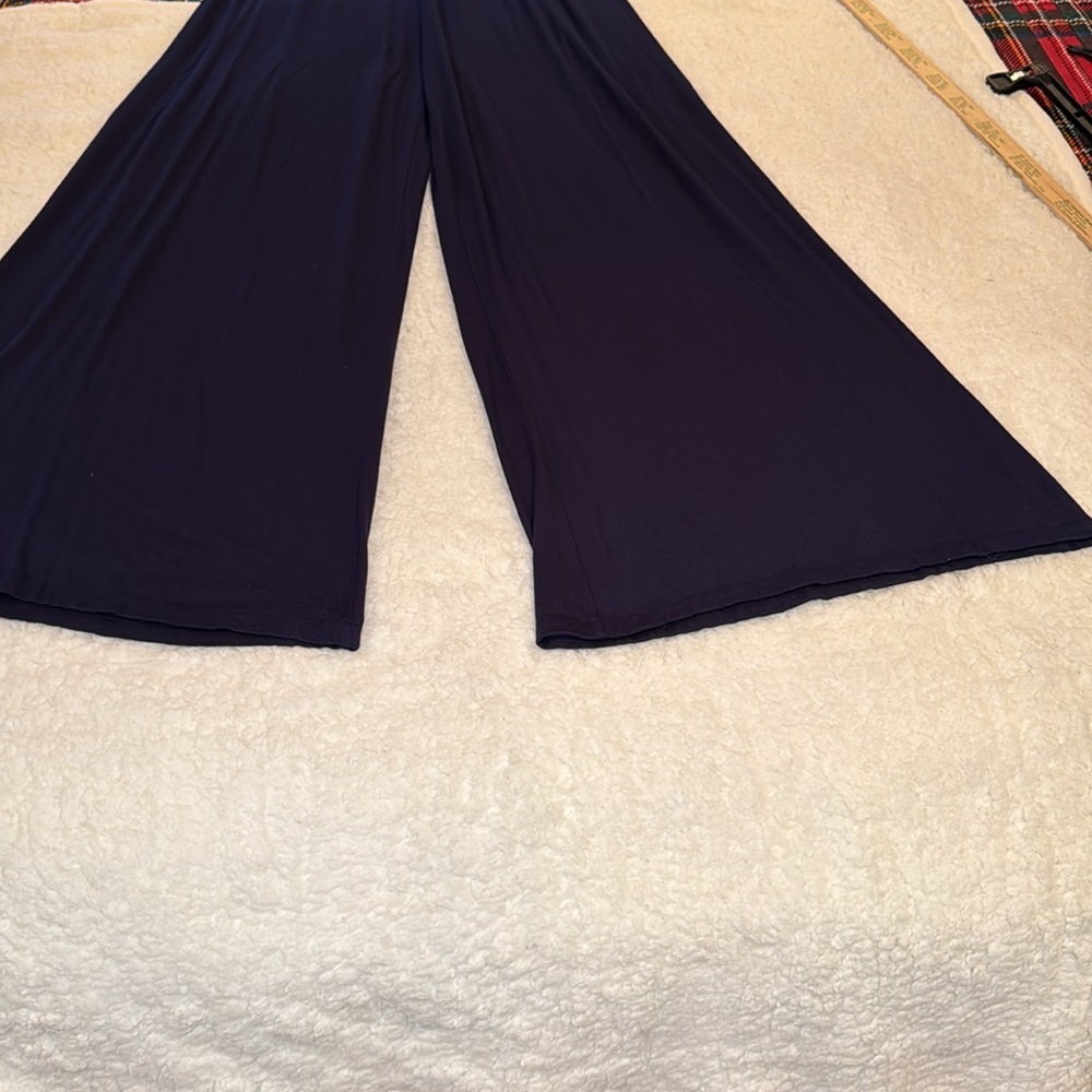 Tart navy strapless wide leg jumpsuit women’s size medium - Picture 13 of 15